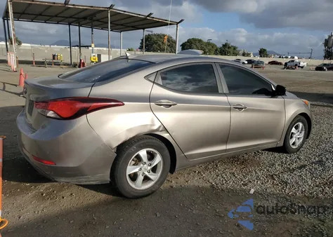 2015 Hyundai Elantra Se из США, поврежденный, VIN 5NPDH4AE9FH548926